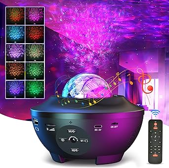 Galaxy Star Projector Lamp Led Universe | Galaxy Star Light Projector (double Speaker)