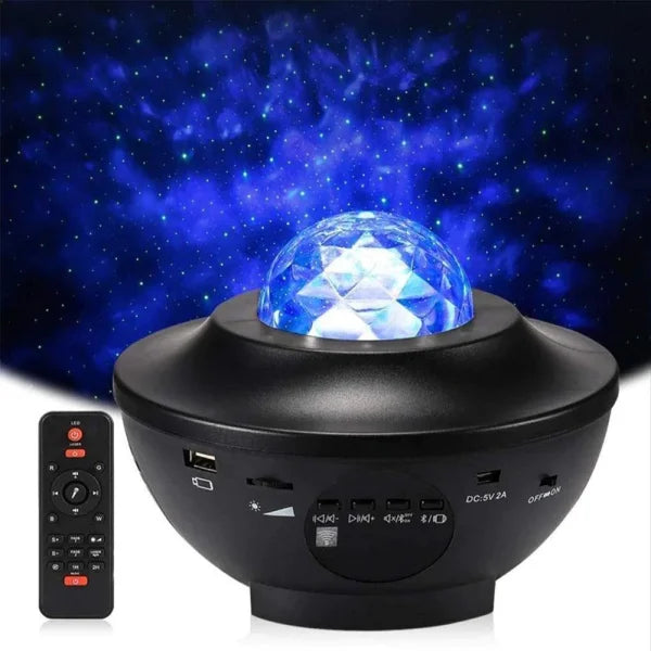 Galaxy Star Projector Lamp Led Universe | Galaxy Star Light Projector (double Speaker)