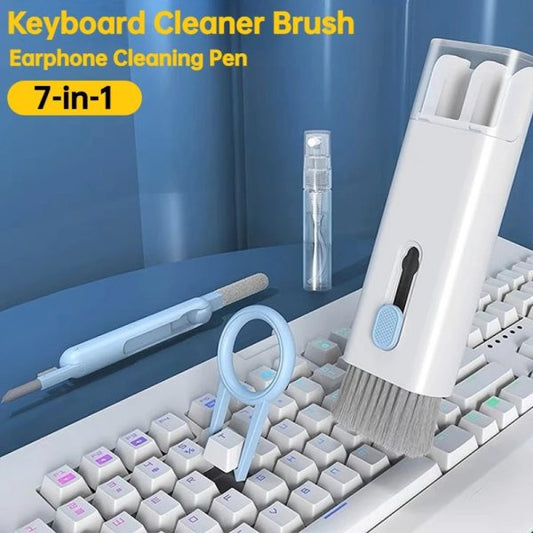 Headset 7 In 1 Kit Scalable Keyboard Cleaner Brush Earphone Cleaning Pen Cleaner