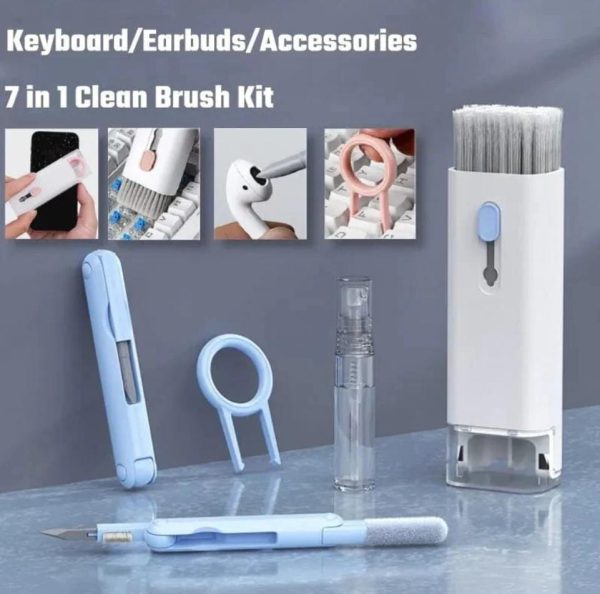 Headset 7 In 1 Kit Scalable Keyboard Cleaner Brush Earphone Cleaning Pen Cleaner